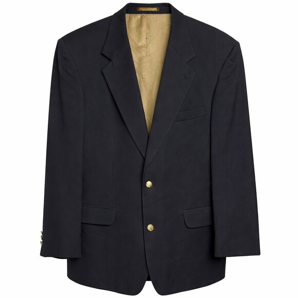 Tino Other - Vintage TINO Pure Virgin Wool Blazer Made in Canada Gold Crest Buttons Men’s 44R